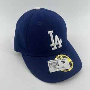Los Angeles Dodgers Hat‎ Cap New Era MLB Fitted Baseball Royal Blue Kids 6 7/8